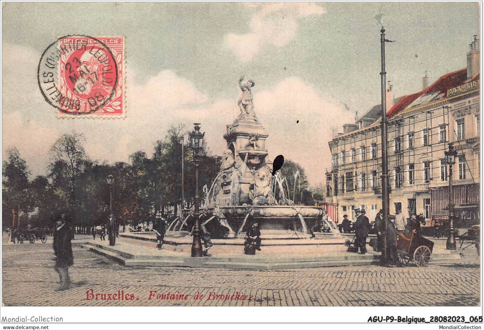 AGUP9-0750-BELGIQUE - BRUXELLES - Fontaine De Brouckère - Plätze