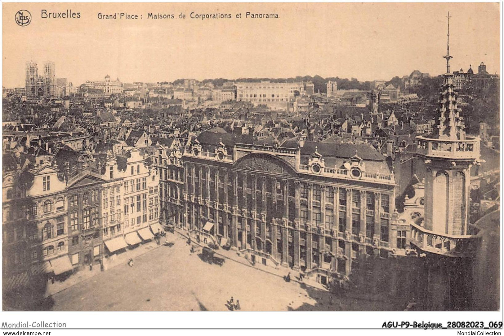 AGUP9-0752-BELGIQUE - BRUXELLES - Grand'place - Maisons De Corporations Et Panorama - Squares