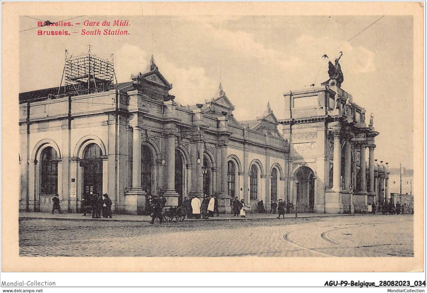 AGUP9-0734-BELGIQUE - BRUXELLES - Gare Du Midi - Chemins De Fer, Gares