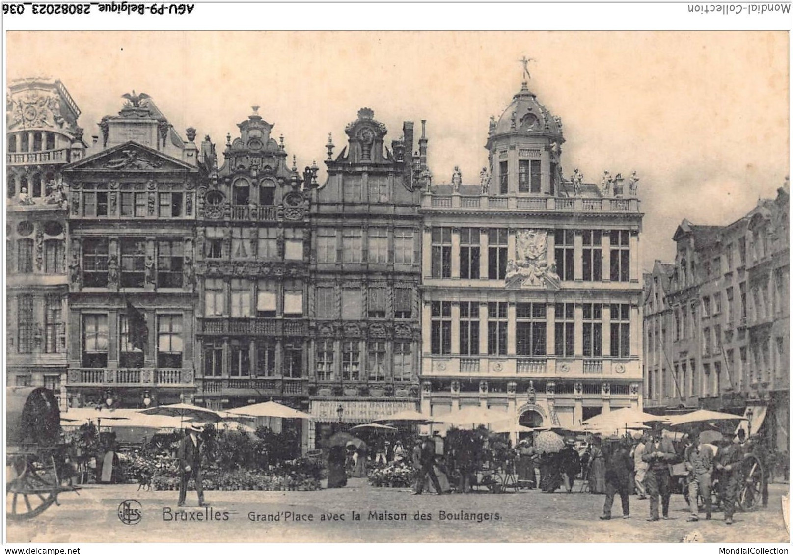 AGUP9-0735-BELGIQUE - BRUXELLES - Grand'place Avec La Maison Des Boulangers - Plätze