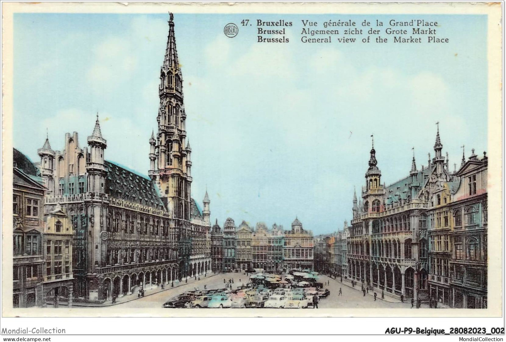 AGUP9-0718-BELGIQUE - BRUXELLES - Vue Générale De La Grand'place - Places, Squares