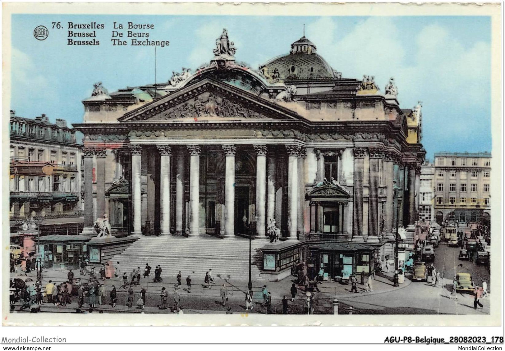 AGUP8-0716-BELGIQUE - BRUXELLES - La Bourse - Monuments, édifices
