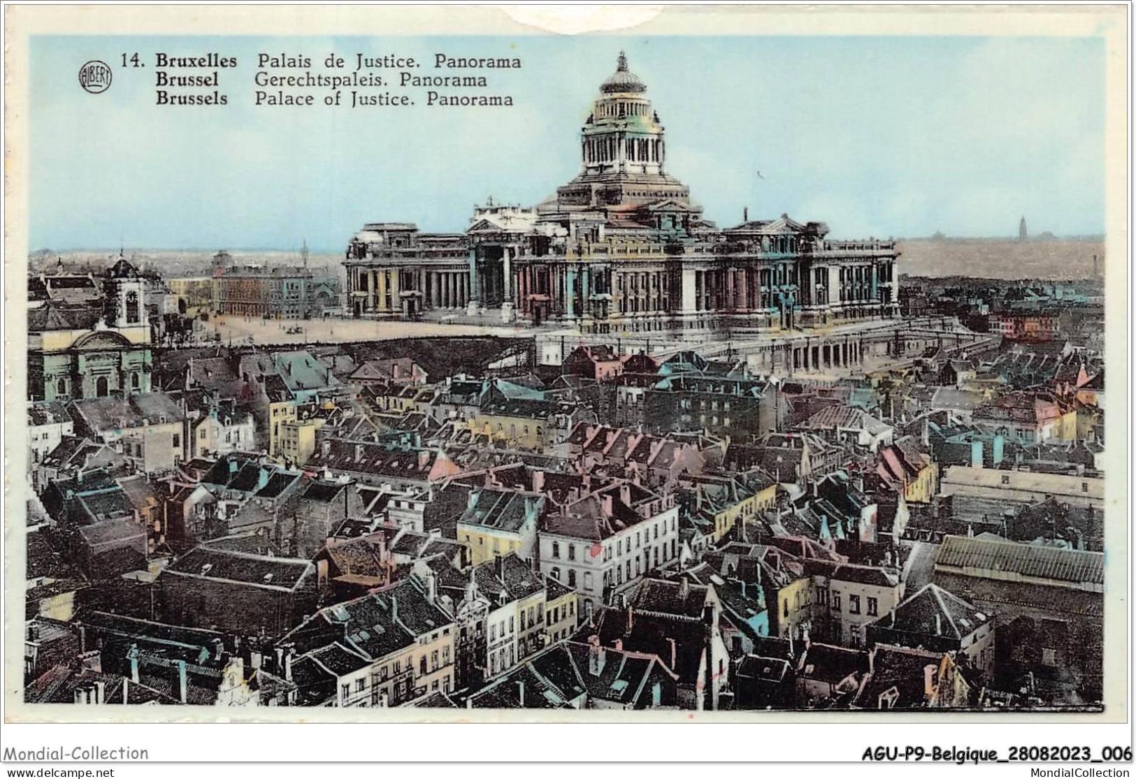 AGUP9-0720-BELGIQUE - BRUXELLES - Palais De Justice - Panorama - Mehransichten, Panoramakarten