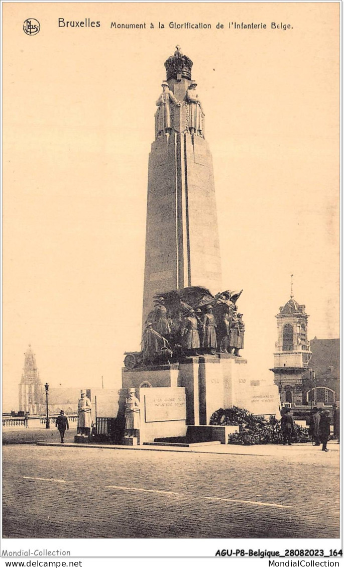 AGUP8-0709-BELGIQUE - BRUXELLES - Monument A La Glorification De L'infanterie Belge - Monuments, édifices