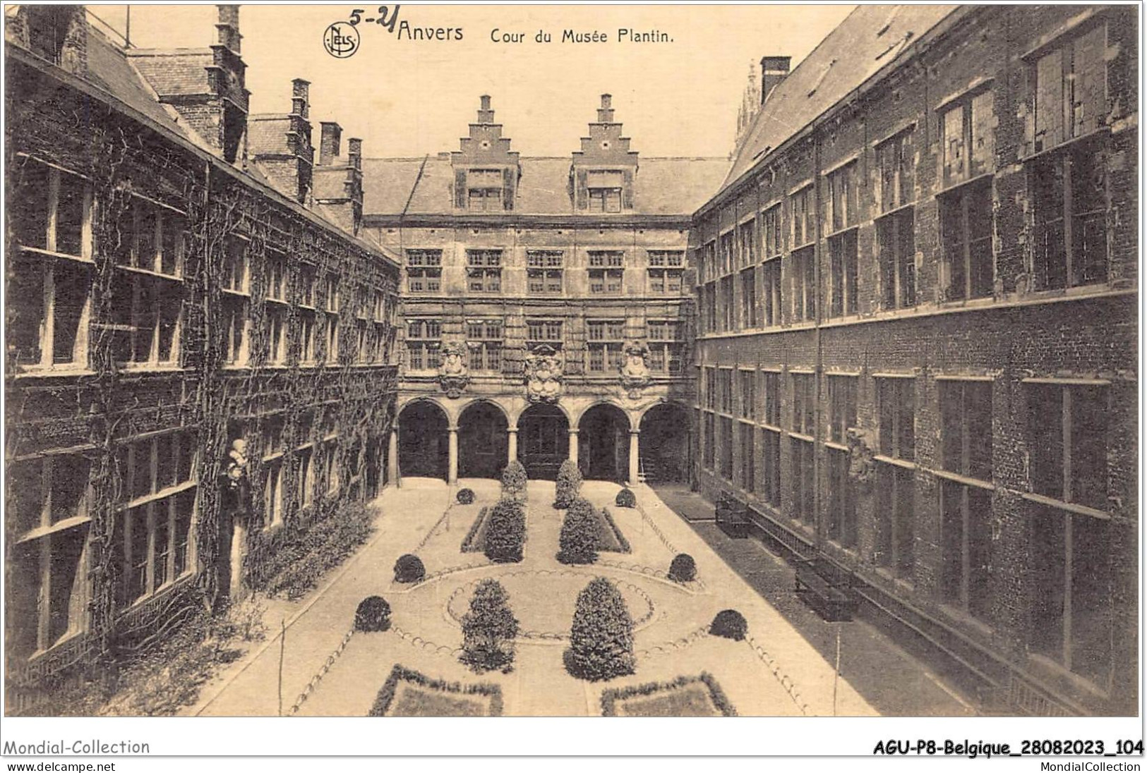 AGUP8-0679-BELGIQUE - ANVERS - Cour Du Musée Plantin - Antwerpen