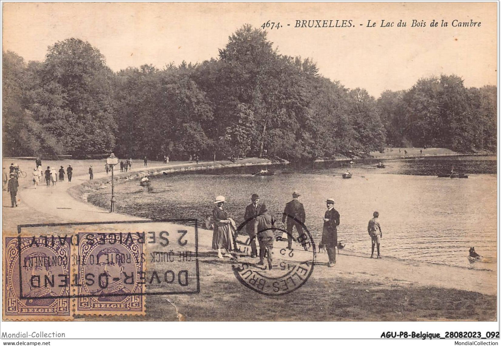 AGUP8-0673-BELGIQUE - BRUXELLES - Le Lac Du Bois De La Cambre - Piazze