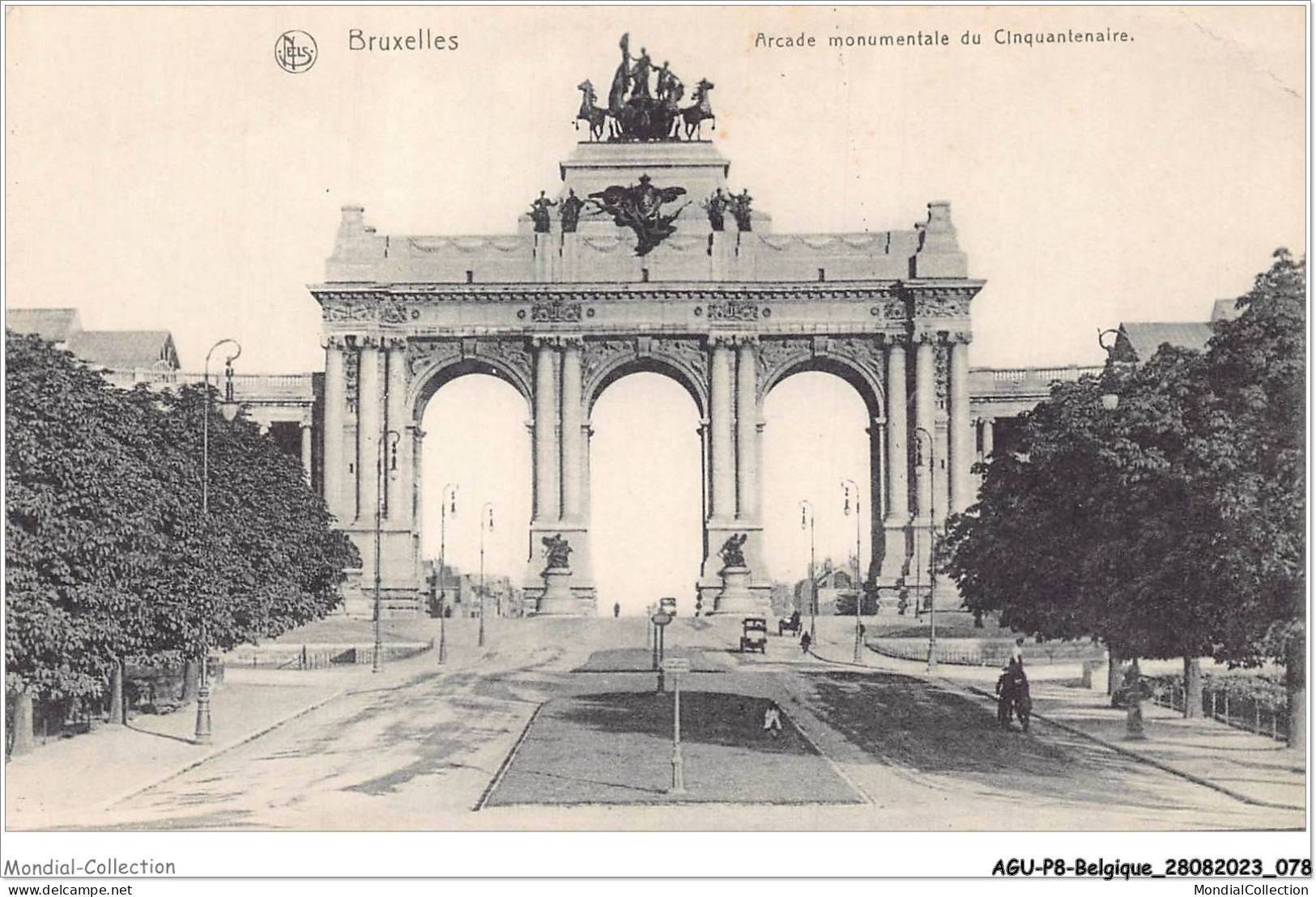 AGUP8-0666-BELGIQUE - BRUXELLES - Arcade Monumentale Du Cinquantenaire - Monuments