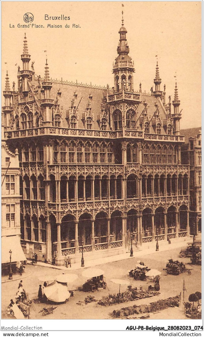 AGUP8-0664-BELGIQUE - BRUXELLES - La Grand'place - Maison Du Roi - Plazas