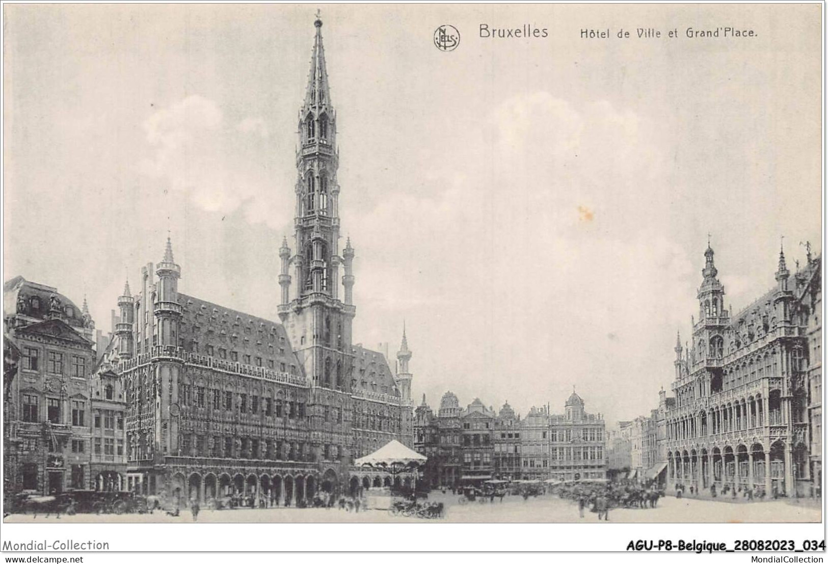 AGUP8-0644-BELGIQUE - BRUXELLES - Hôtel De Ville Et Grand'place - Plätze