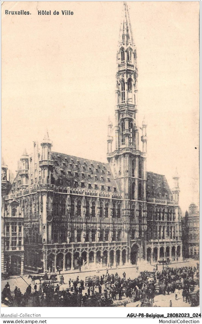 AGUP8-0639-BELGIQUE - BRUXELLES - Hôtel De Ville - Cafés, Hotels, Restaurants