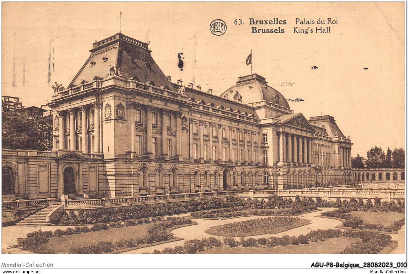 AGUP8-0632-BELGIQUE - BRUXELLES - Palais Du Roi - Monuments, édifices