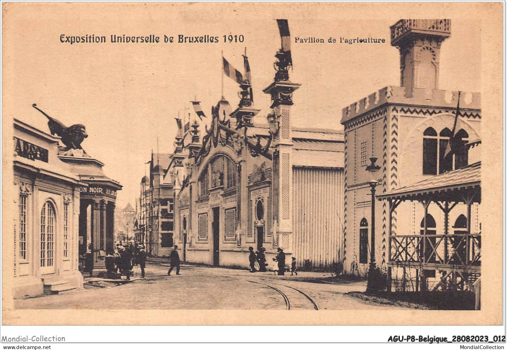 AGUP8-0633-BELGIQUE - Exposition Universelle De - BRUXELLES - 1910 - Pavillon De L'agriculture - Expositions Universelles