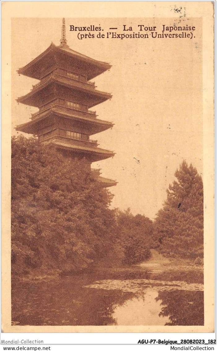 AGUP7-0620-BELGIQUE - BRUXELLES - La Tour Japonaise - Près De L'exposition Universelle - Monumenten, Gebouwen