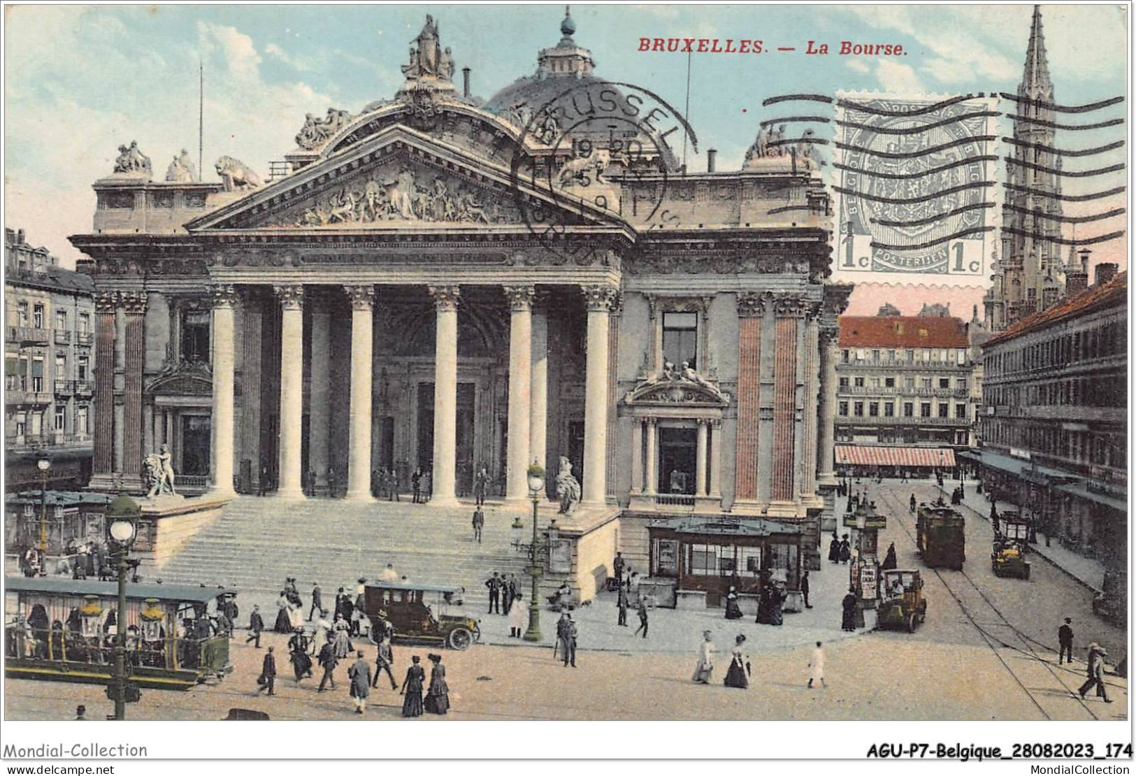 AGUP7-0616-BELGIQUE - BRUXELLES - La Bourse - Monuments, édifices