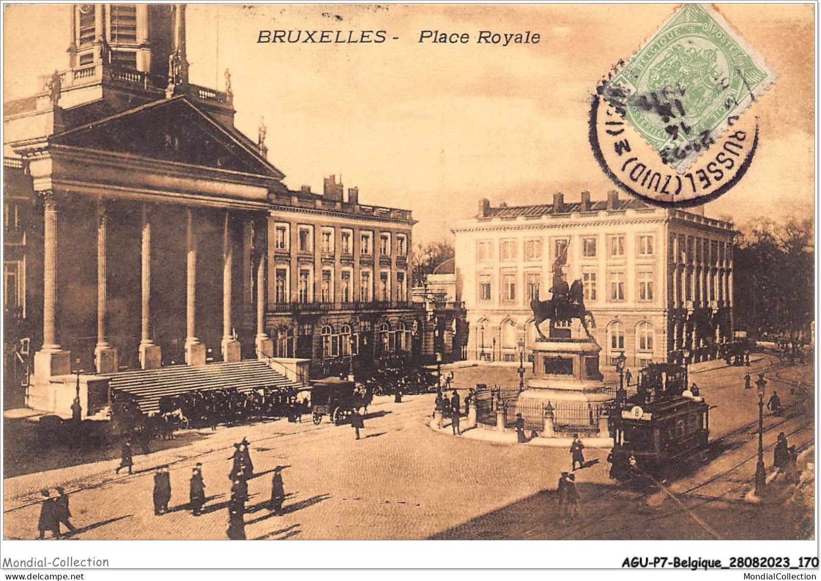AGUP7-0614-BELGIQUE - BRUXELLES - Place Royale - Places, Squares