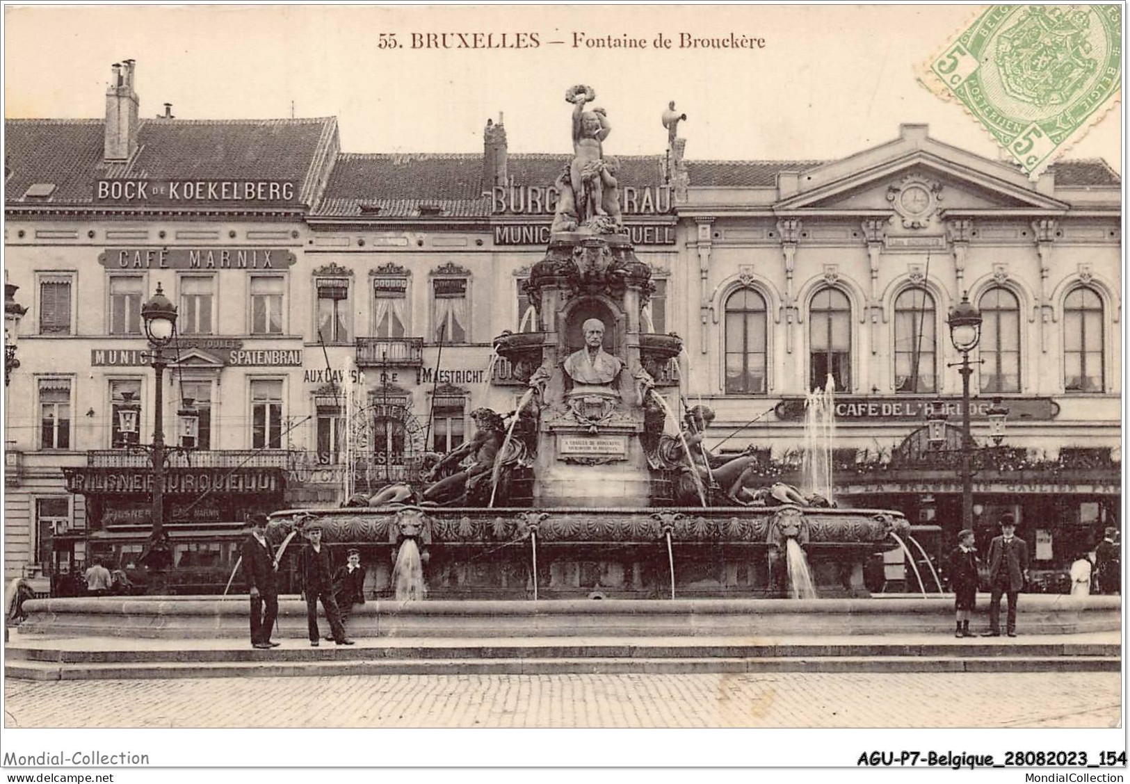 AGUP7-0606-BELGIQUE - BRUXELLES - Fontaine De Brouckère - Places, Squares