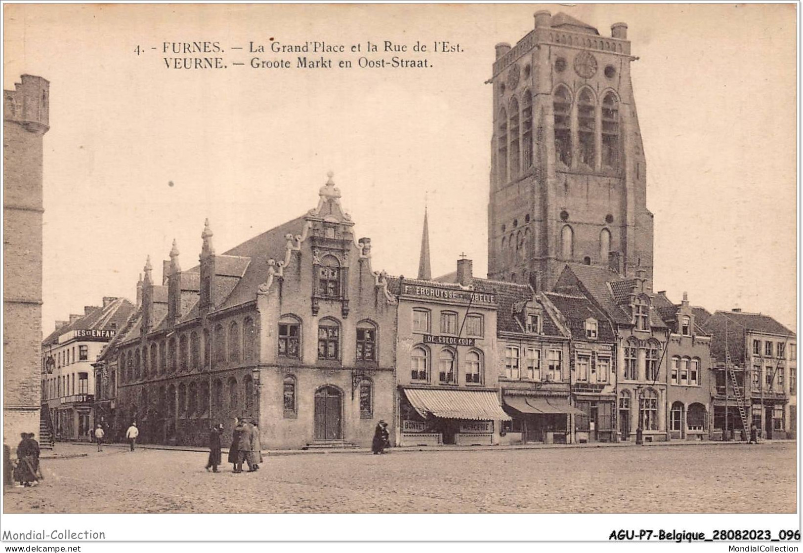 AGUP7-0577-BELGIQUE - FURNES - La Grand'place Et La Rue De L'est - Veurne