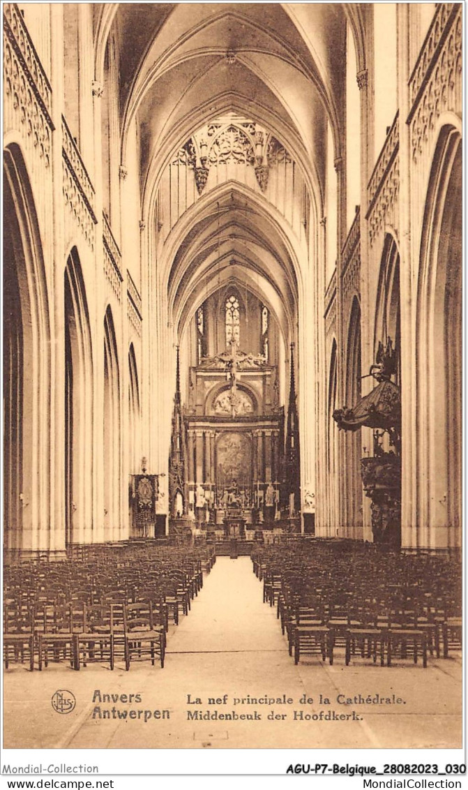 AGUP7-0544-BELGIQUE - ANVERS - La Nef Principale De La Cathédrale - Antwerpen