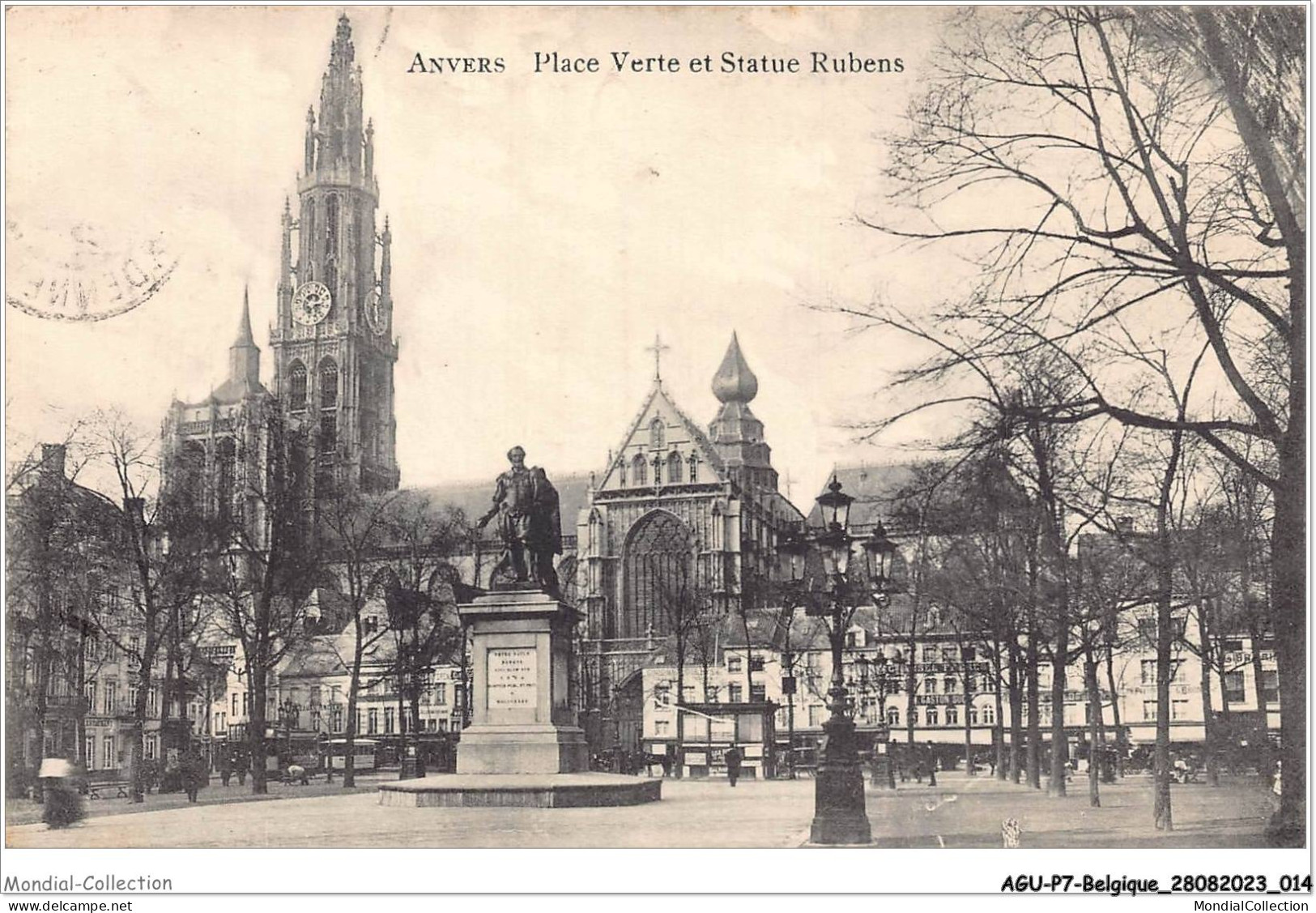 AGUP7-0536-BELGIQUE - ANVERS - Place Verte Et Statue Rubens - Antwerpen