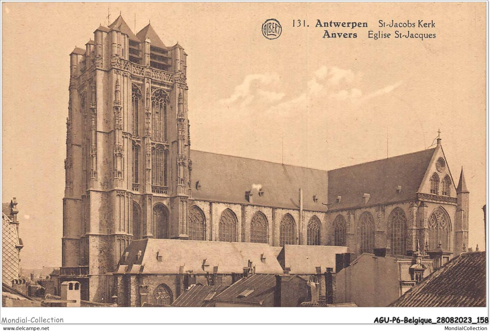 AGUP6-0525-BELGIQUE - ANVERS - église St-jacques - Antwerpen