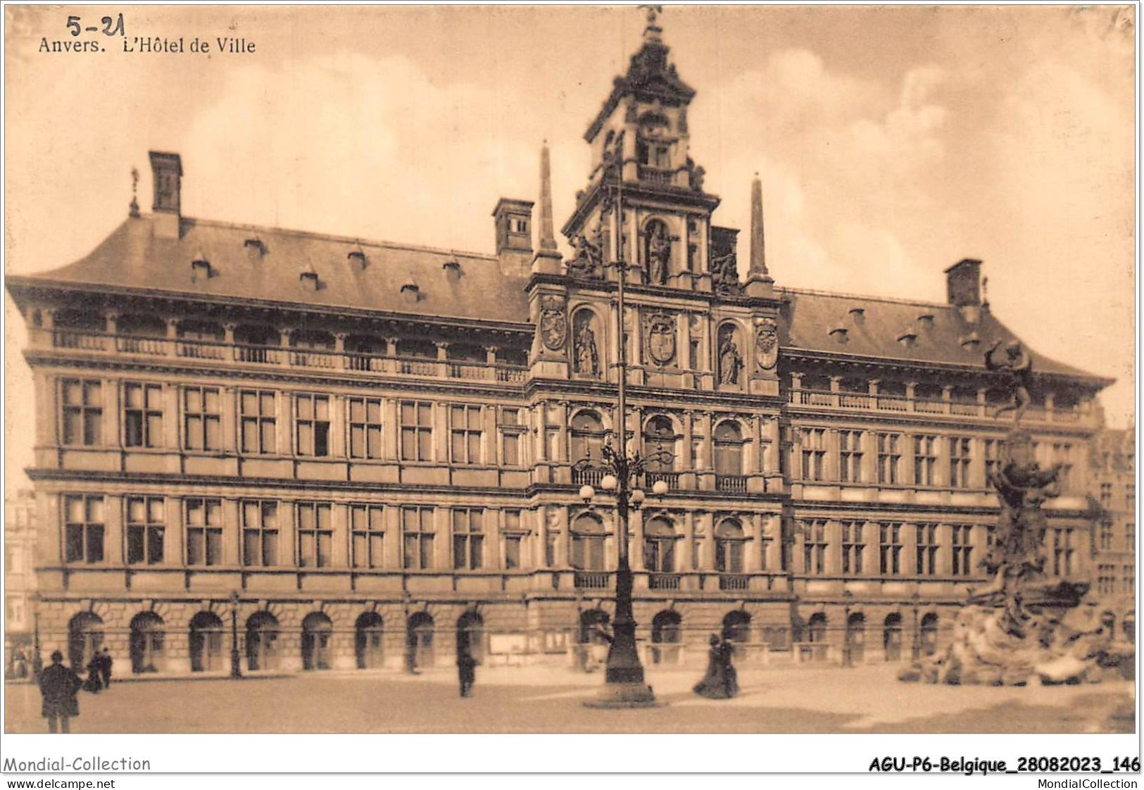 AGUP6-0519-BELGIQUE - ANVERS - L'hôtel De Ville - Antwerpen