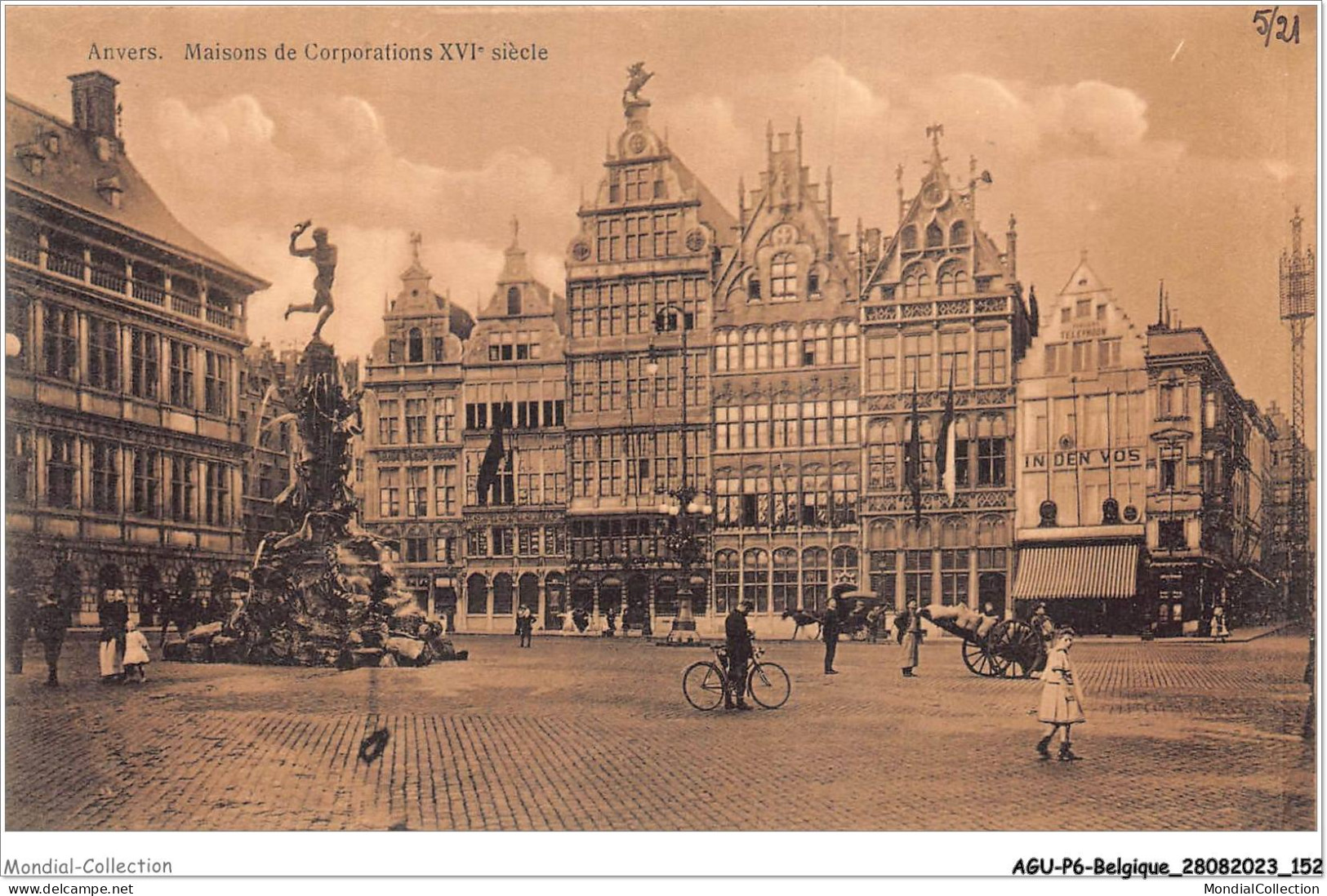 AGUP6-0522-BELGIQUE - ANVERS - Maisons De Corporations XVI Siècle - Antwerpen