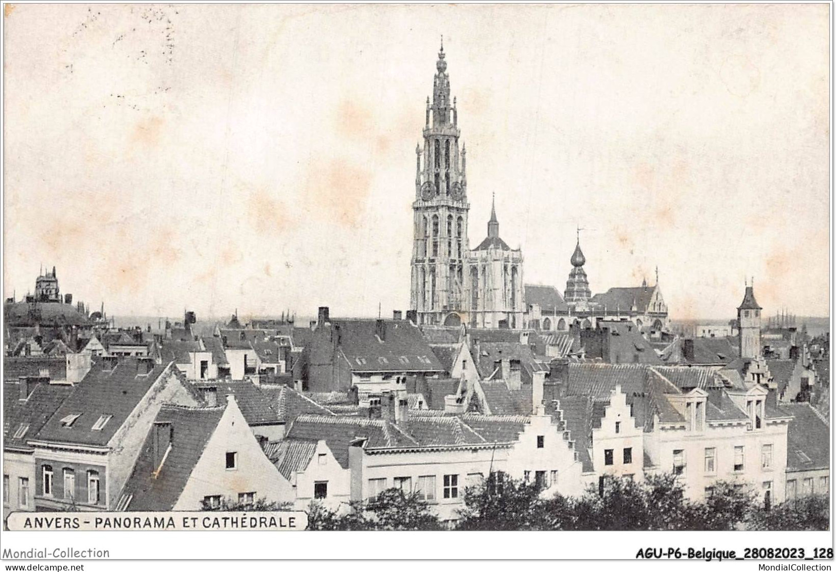 AGUP6-0510-BELGIQUE - ANVERS - Panorama Et Cathédrale - Antwerpen