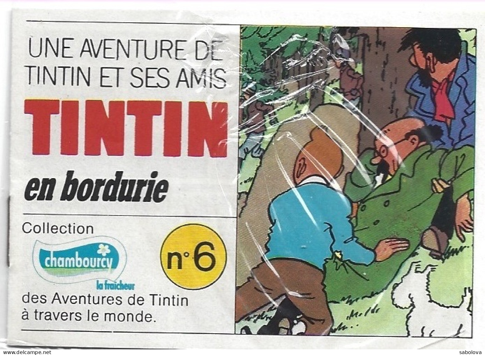 TINTIN 1979 Mini Album  Chambourcy - Advertisement