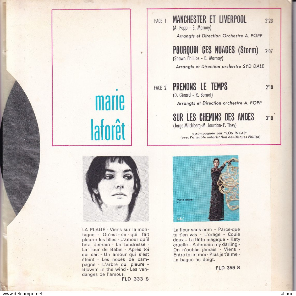 MARIE LAFORET - FR EP - MANCHESTER ET LIVERPOOL - Other - French Music