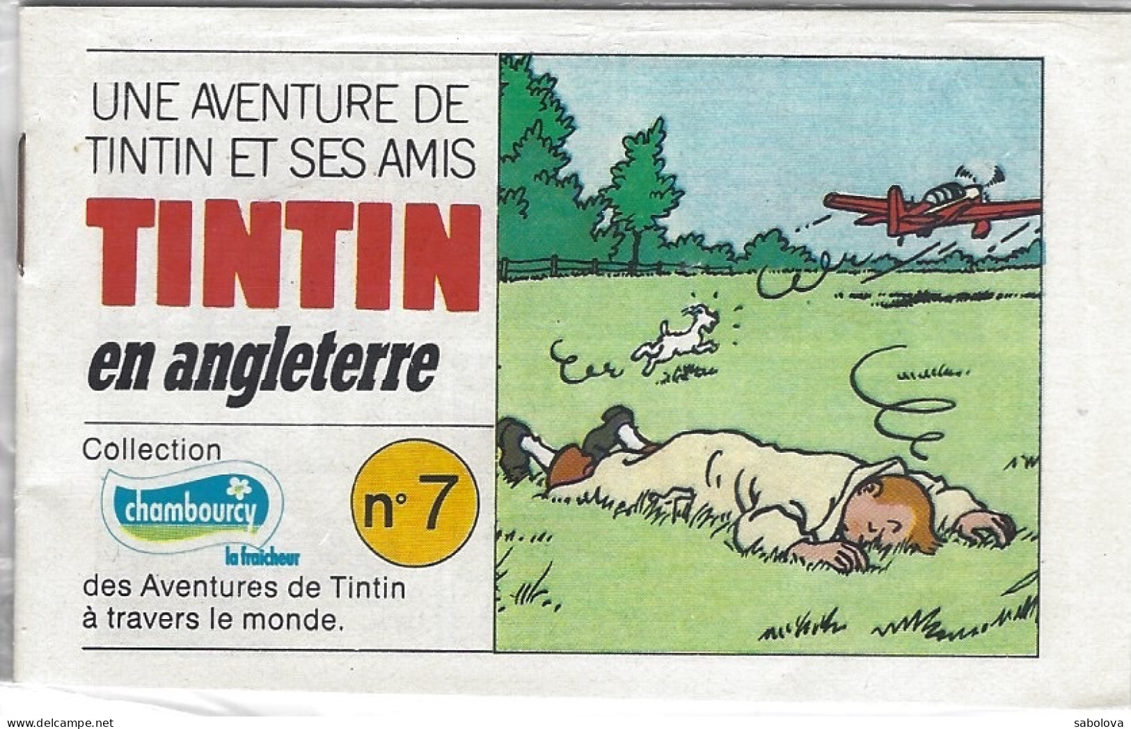 TINTIN 1979 Mini Album  Chambourcy - Objets Publicitaires