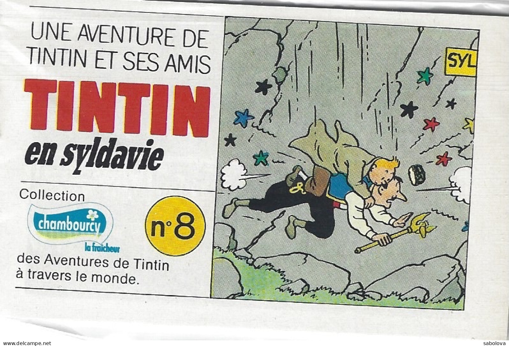 TINTIN 1979 Mini Album  Chambourcy - Oggetti Pubblicitari