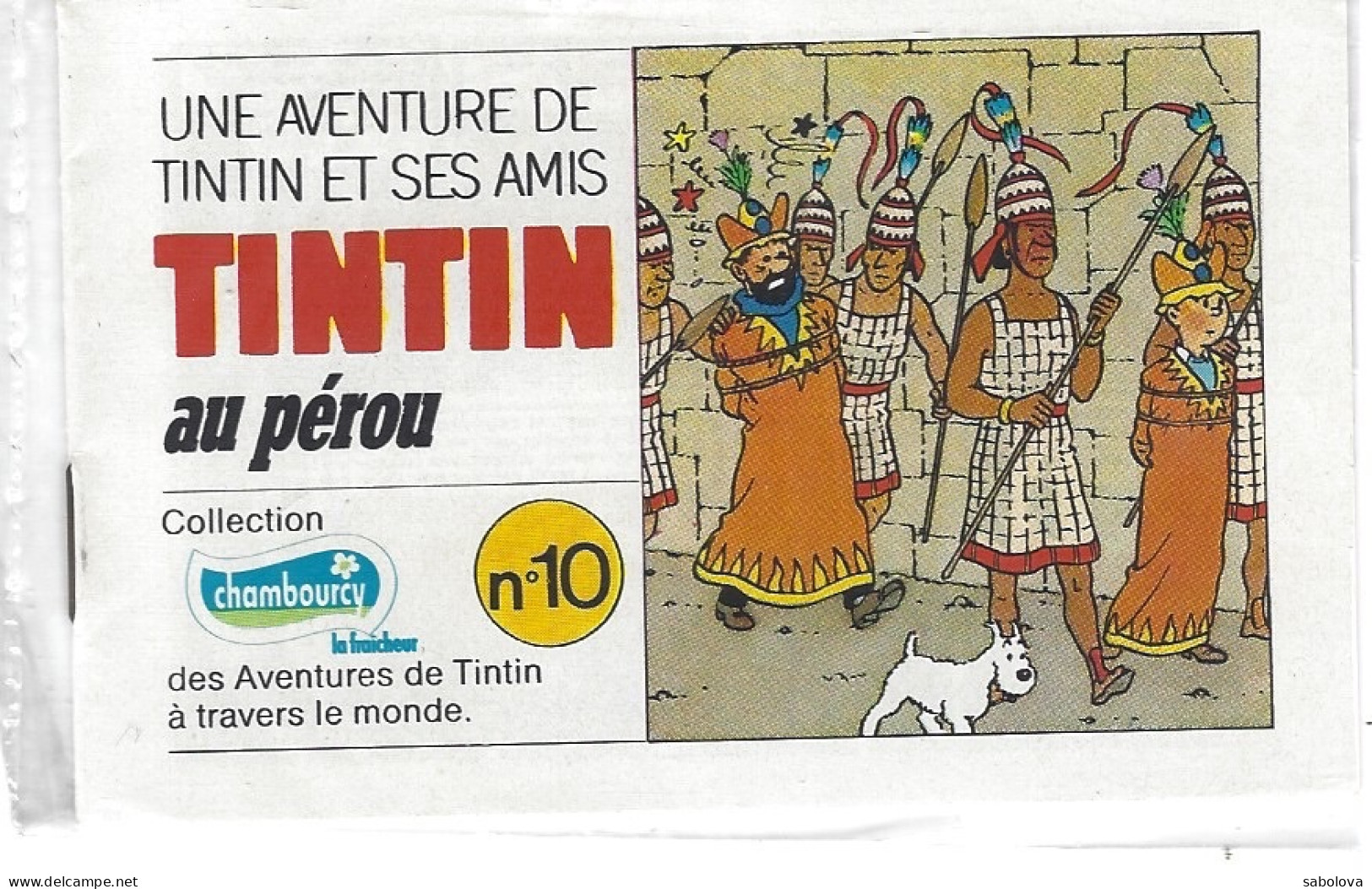 TINTIN 1979 Mini Album  Chambourcy - Advertentie