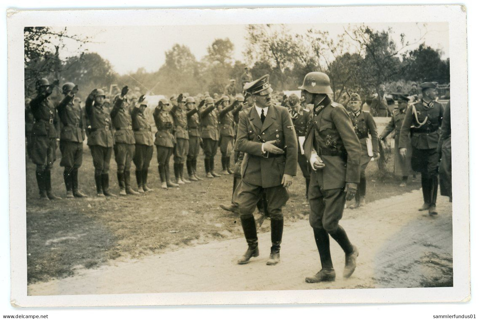 AK/CP  Propaganda Nazi  Hitler In Polen  Ungel/uncirc. 1933-45  Erhaltung/Cond. 2-  Nr.1754 - Guerre 1939-45