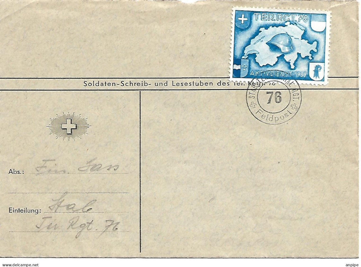 SUIZA. CORREO MILTAR - Documents