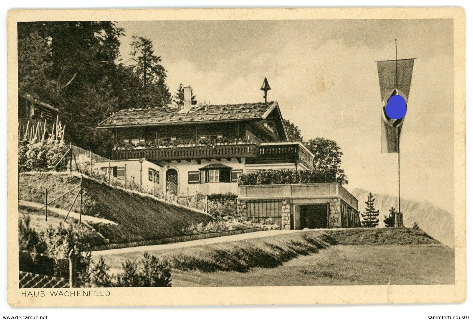 AK/CP  Propaganda Nazi  Obersalzberg  Haus Wachenfeld   Ungel/uncirc. 1933-45  Erhaltung/Cond. 2-  Nr.1755 - Guerre 1939-45