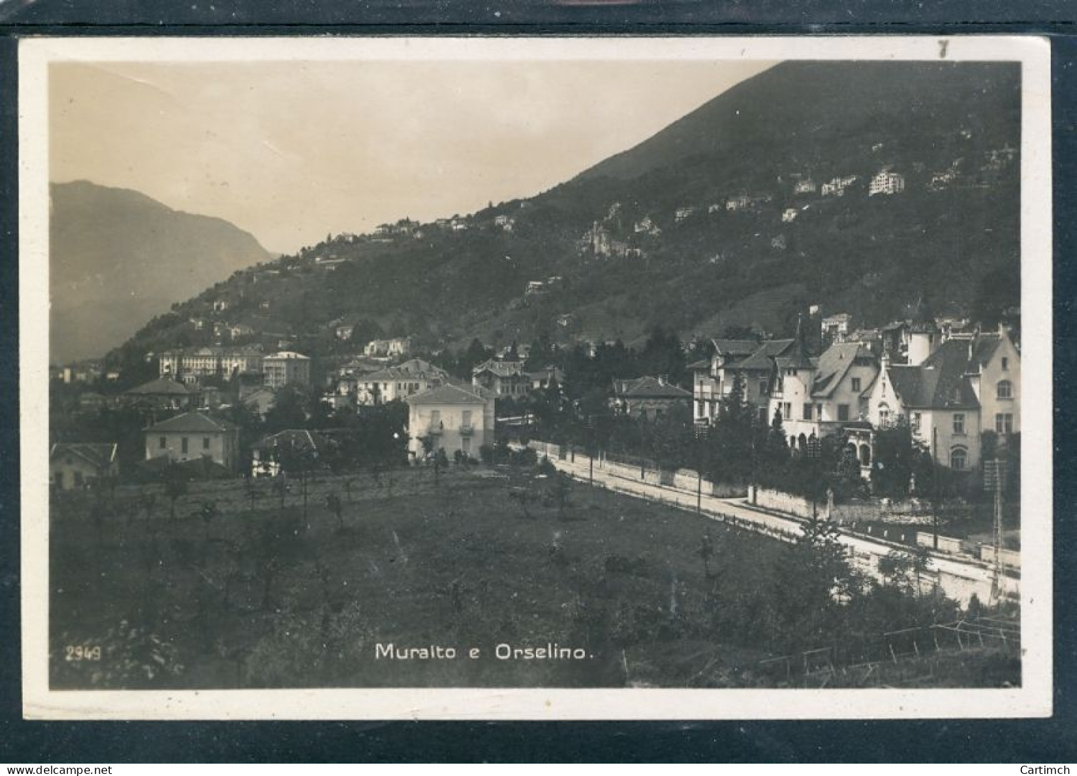 11042 Muralto E Orselina -  Vista Generale Con Linea Ferroviaria - Muralto