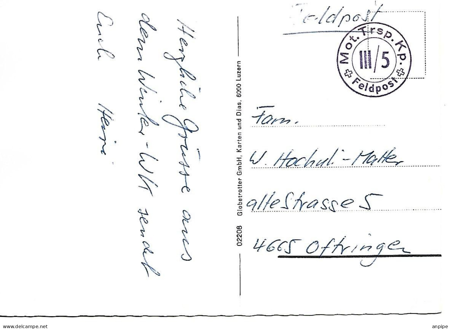 SUIZA. CORREO MILTAR - Documents