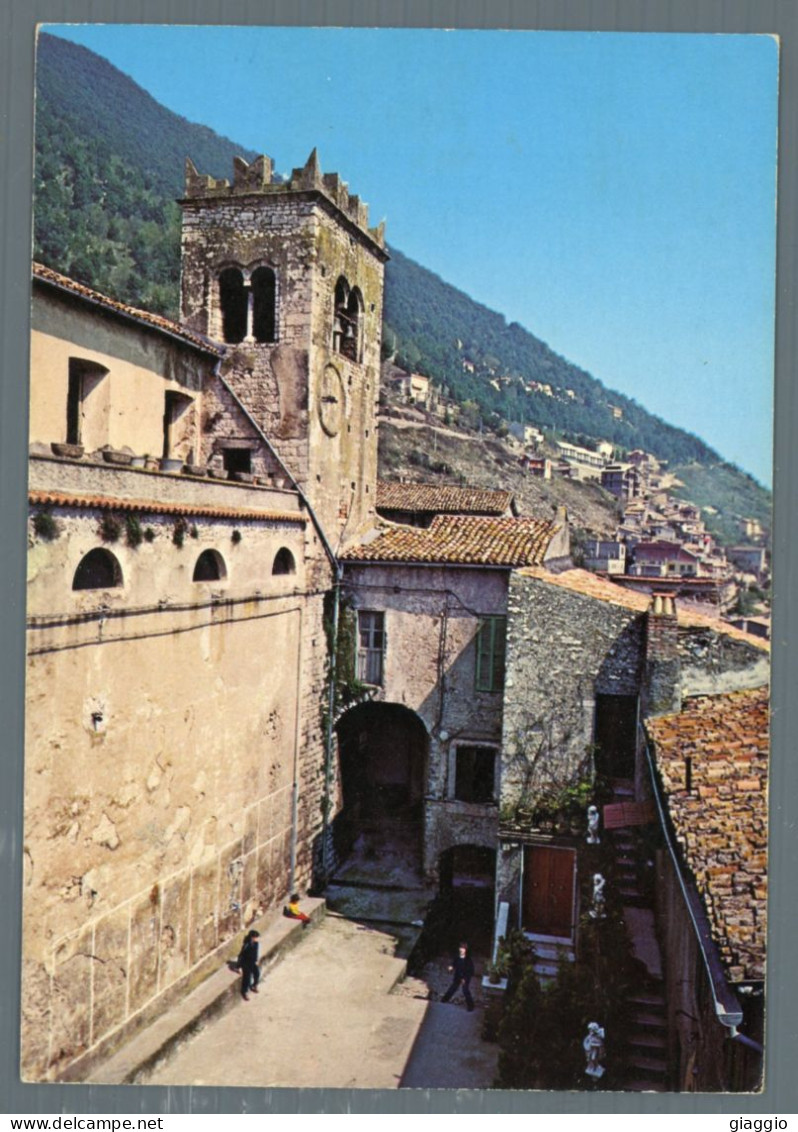 °°° Cartolina - Serrone Cattedrale Di S. Pietro Apostolo E Scorcio Panoramico Viaggiata °°° - Frosinone