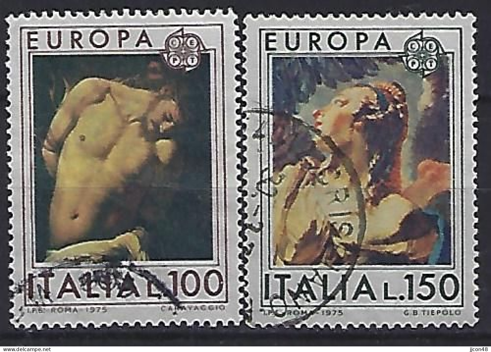 Italy 1975  Europa  (o) Mi.1489-1490 - 1971-80: Used