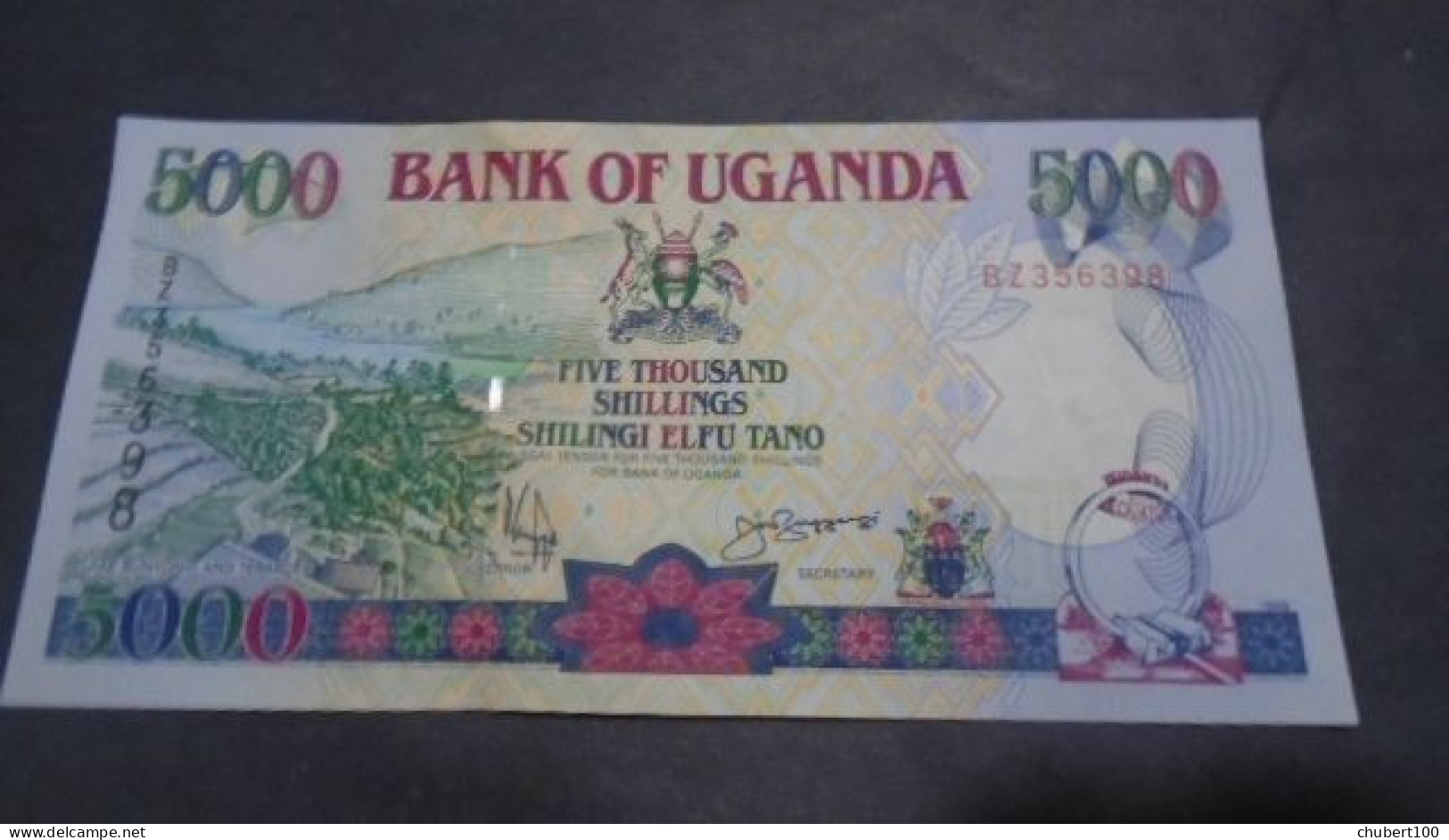 UGANDA, P 37b, 5000 Shillings 1998, UNC Neuf - Uganda