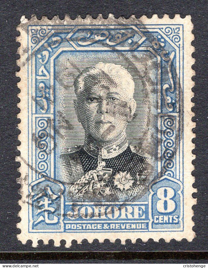 Malaysian States - Johore - 1940 Sultan Sir Ibrahim Used (SG 130) - Johore
