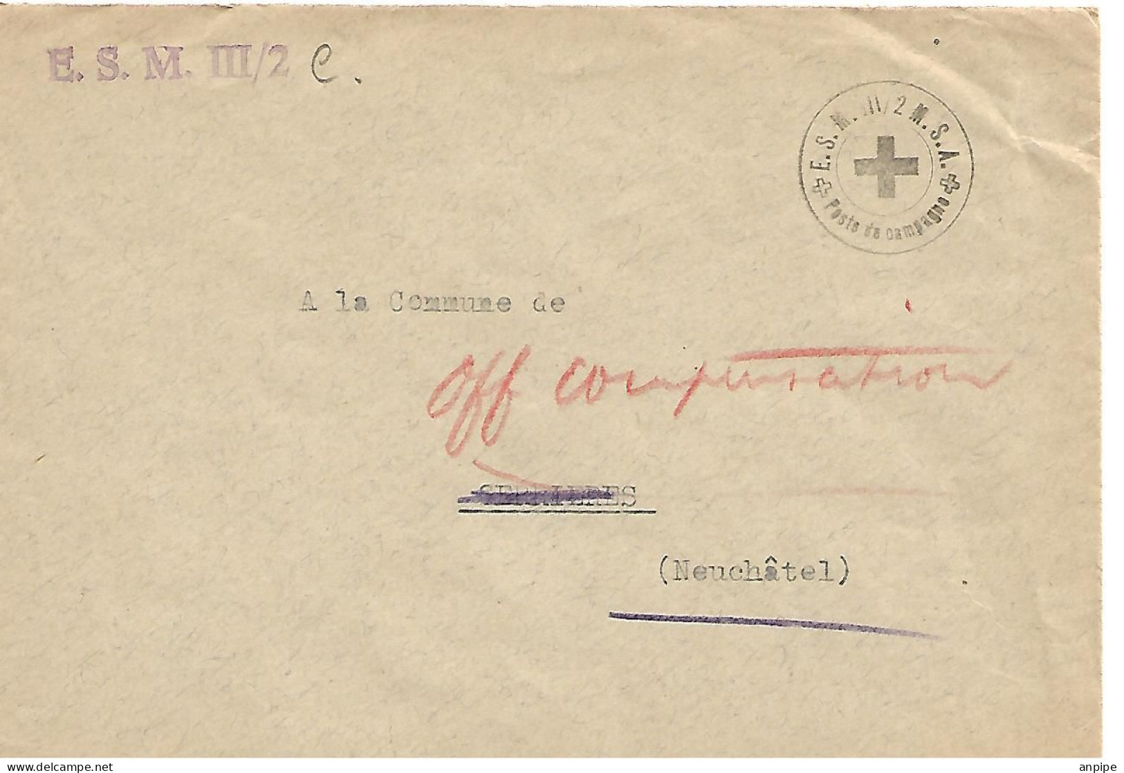 SUIZA. CORREO MILTAR - Documents