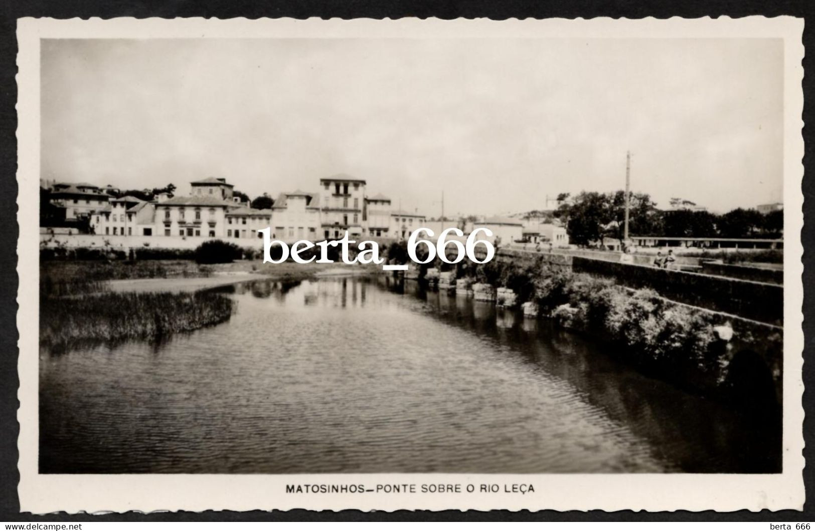 Postal Fotográfico * Matosinhos * Ponte Sobre O Rio Leça * Edição Comissão Minucipal De Turismo - Porto