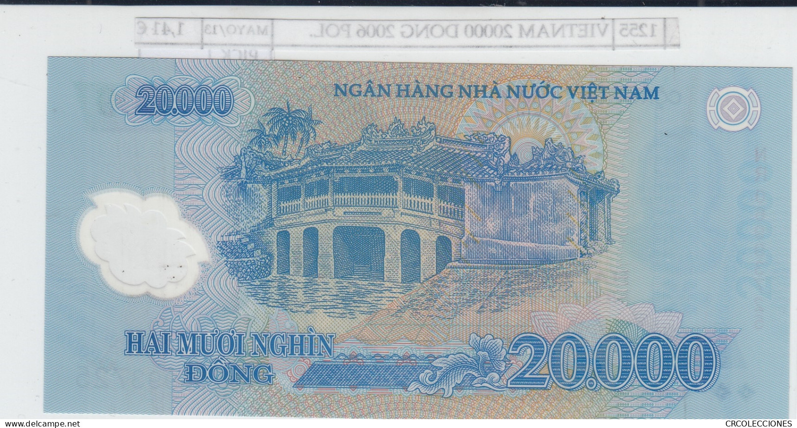 BILLETE VIETNAM 20.000 DONG 2006 POLIMERO P-120a  - Other - Asia