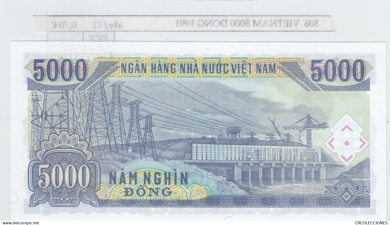 BILLETE VIETNAM 5.000 DONG 1991 P-108a - Other - Asia