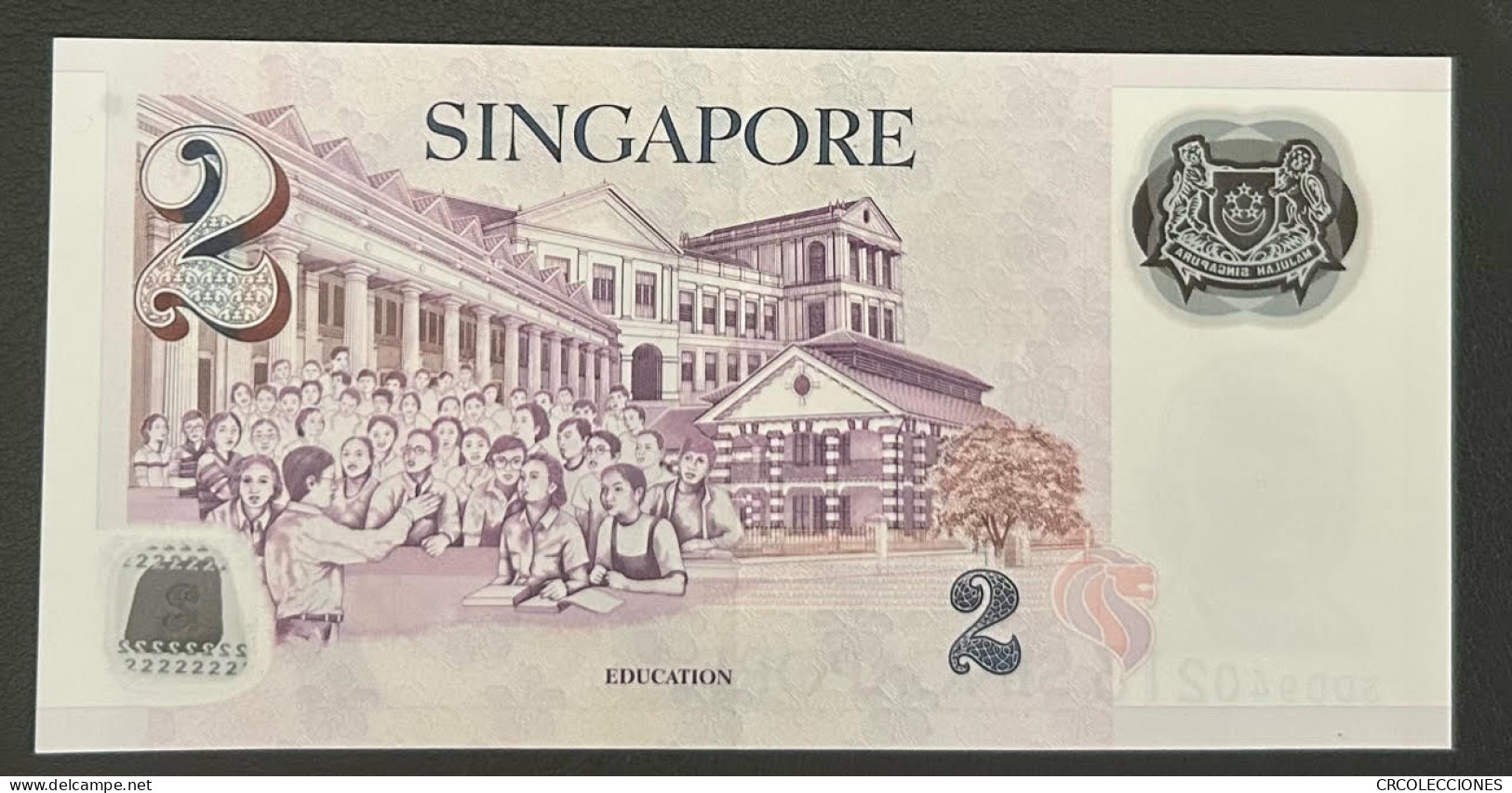 BILLETE SINGAPUR 2 DOLARES 2006 P-46a - Autres - Asie