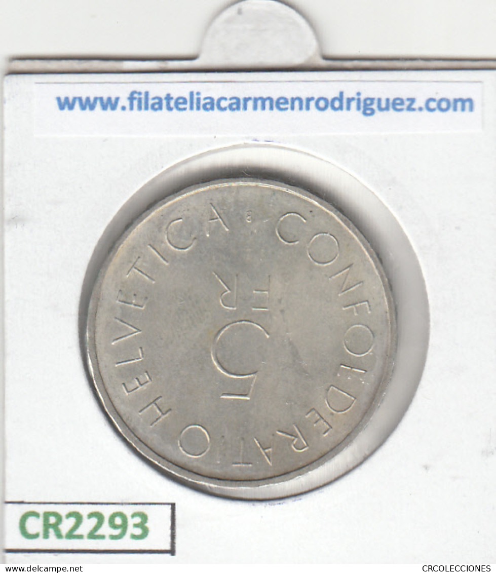 CR2293 MONEDA SUIZA 5 FRANCOS 1963 PLATA MBC+ - Other - Europe
