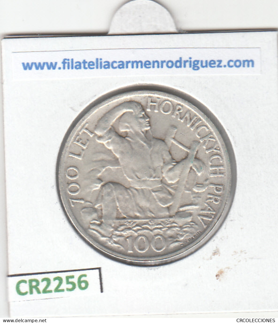 CR2256 MONEDA CHECSLOVAQUIA 100 CORONAS 1949 PLATA EBC - Sonstige – Europa