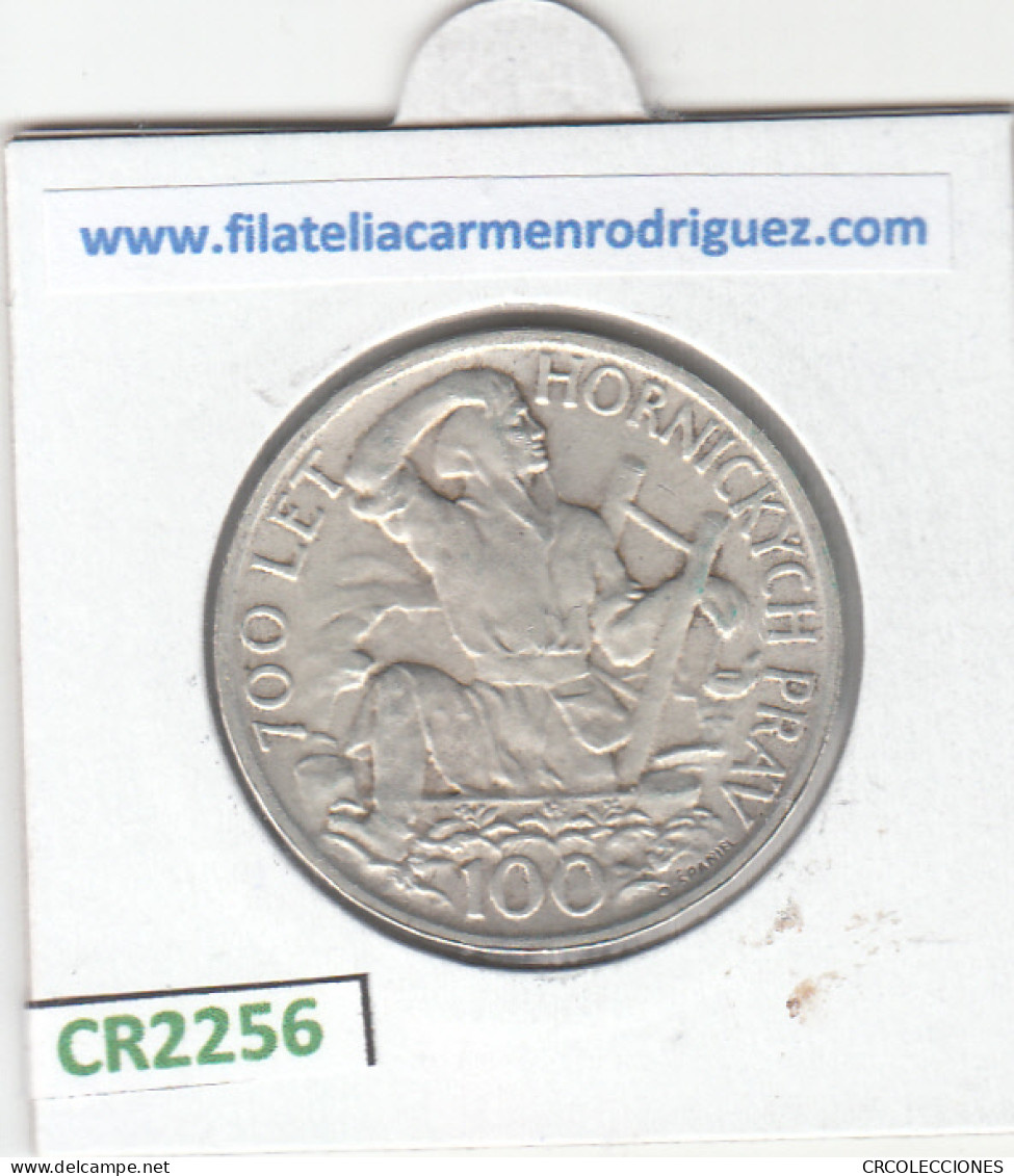 CR2256 MONEDA CHECSLOVAQUIA 100 CORONAS 1949 PLATA EBC - Autres – Europe