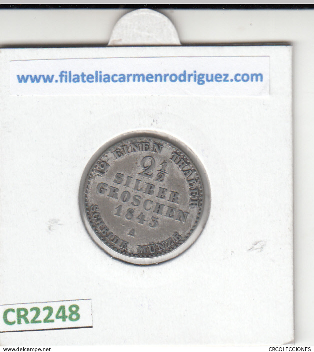 CR2248 MONEDA ALEMANIA 2 1/2 GROSCHEN VER DESCRIPCION EN FOTO - Autres – Europe